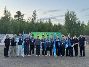 Второй день военно-спортивной игры на местности «Таежный герой»