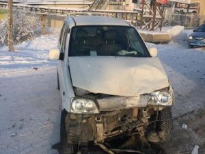 В Якутске пьяная женщина-водитель устроила ДТП