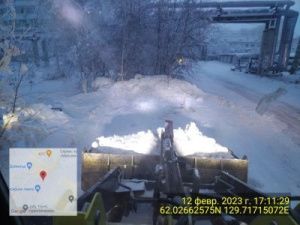 В Якутске за неделю вывезли более 13 тысяч кубометров снега