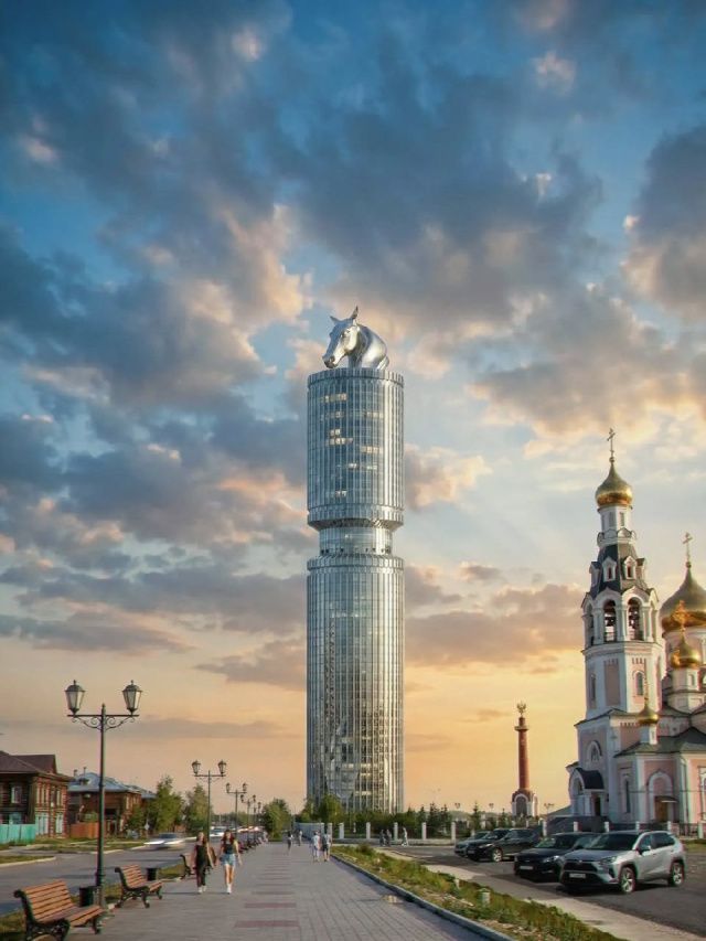 В сети фантазируют о сэргэ-небоскребе