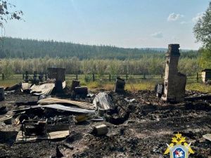 Установлены личности погибших на пожаре в охотничьей избушке