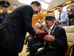 101 год исполнился участнику Великой Отечественной войны Науму Слепцову