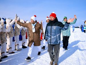В Алдане состоялась церемония открытия спартакиады зимних видов спорта