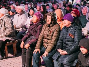 В  Якутске прогремел праздничный салют в честь 80-летия Великой Победы
