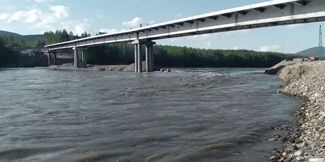 О мостовом переходе через реку Аллах-Юнь