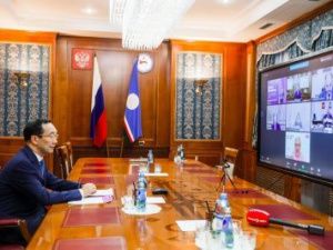 Айсен Николаев выступил на онлайн-конвенте «Бизнес без границ»