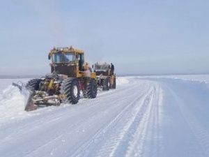 Увеличена грузоподъемность на двух автозимниках в Хангаласском улусе