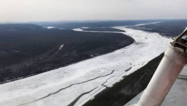 Ледоход: кромка находится в 120 км до границы Якутии