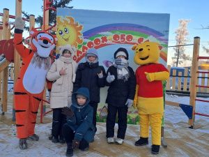 В селе Модут Намского района состоялось торжественное открытие мини-парка