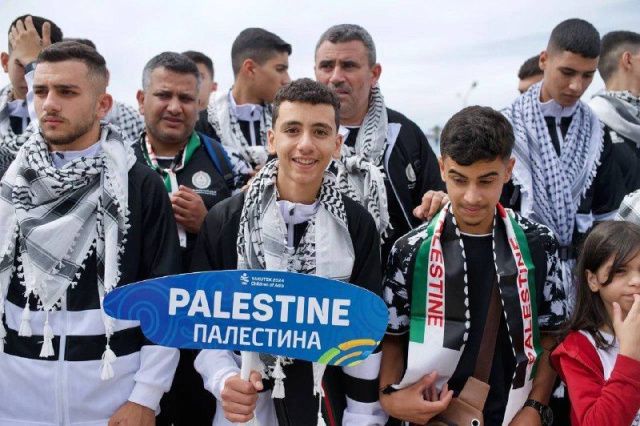 Приветствуем сборную юных спортсменов Палестины на якутской земле!