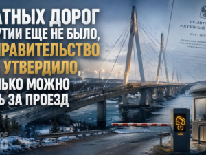 Платных дорог в Якутии еще не было, но правительство уже утвердило, сколько можно брать за проезд  Якутия, похоже, морально готовится к новой реальности: дороги и мосты могут стать платными, правовая калитка уже открыта.  Правительство Якутии 26 июня прин