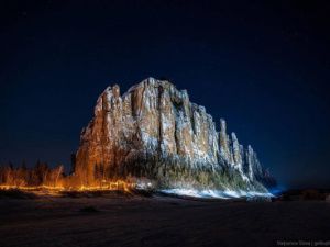 автра на Ленских столбах будет включена ночная подсветка!