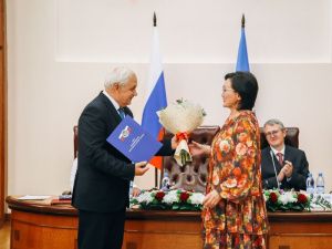 Сардана Авксентьева выступила перед делегатами Общего собрания Союза муниципальных контрольно-счетных органов России