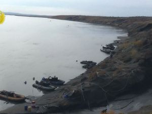 В Якутии изъяли более 20 кг фрагментов бивней шерстистого носорога, намытых на берегу Яны