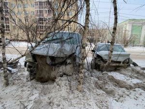 В Якутске произошло тройное ДТП: Госпитализированы два человека