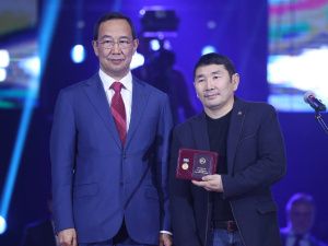 Супруге тренера Дмитрия Коркина вручили госпремию за вклад в развитие физкультуры и спорта