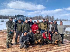 «Спецназ добра Якутии» восстановил мостовой переход в Чурапчинском улусе