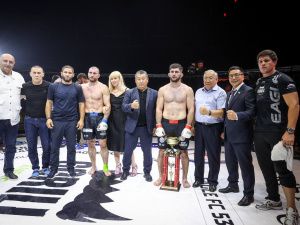 Обладателем чемпионского пояса лиги Хабиба Нурмагомедова на Кубке Ил Дархана стал Узаир Абдураков