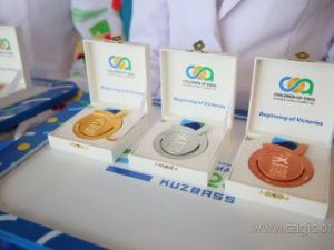 Как выглядят медали, которые будут вручены победителям и призерам Игр «Дети Азии»