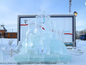 Названы победители конкурса ледовых скульптур «Новогодняя фантазия» на призы АК «Железные дороги Якутии»