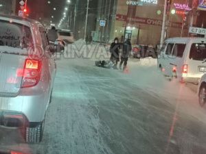 Сбили пешехода на перекрестке у автовокзала Якутска
