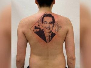 Фотофакт: якутянин набил тату с портретом Айсена Николаева