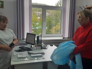 Ольга Балабкина: «Жители Алдана очень довольны проведённым капитальным ремонтом здания детской поликлиники»