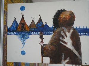 18 января в ДДН им. А.Е. Кулаковского открылась выставка картин, очищающих воздух