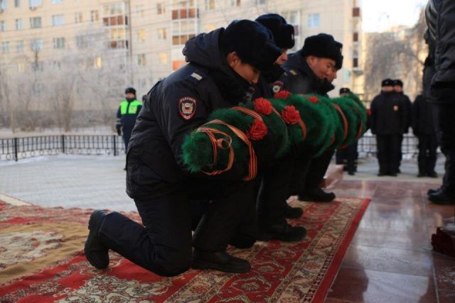 В МВД по Якутии почтили память сотрудников, погибших при исполнении служебного долга