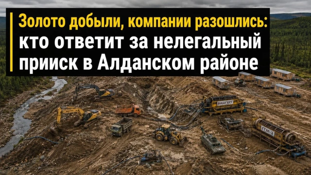 Золото добыли, компании разошлись: кто ответит за нелегальный прииск в Алданском районе