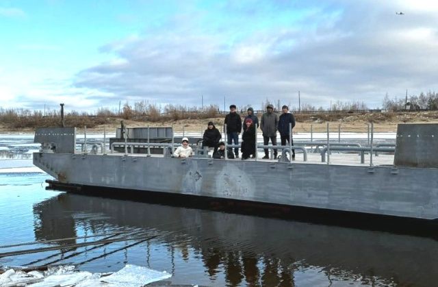 Знаковый день для Жатайской судоверфи. На воду спущен первый паром