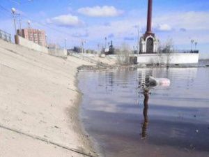 Уровень воды в реке Лене у Якутска начал падать