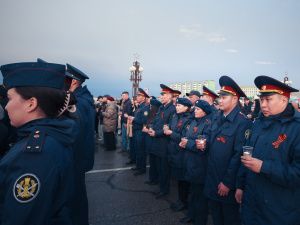 Сотрудники и ветераны УФСИН приняли участие во Всероссийской патриотической акции «Свеча памяти»