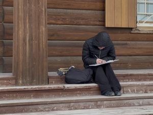 В Якутске впервые прошёл открытый городской пленэр