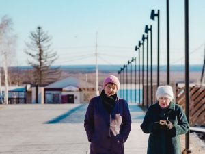 В Хангаласском районе Якутии открылся новый бульвар с фонтанной площадью