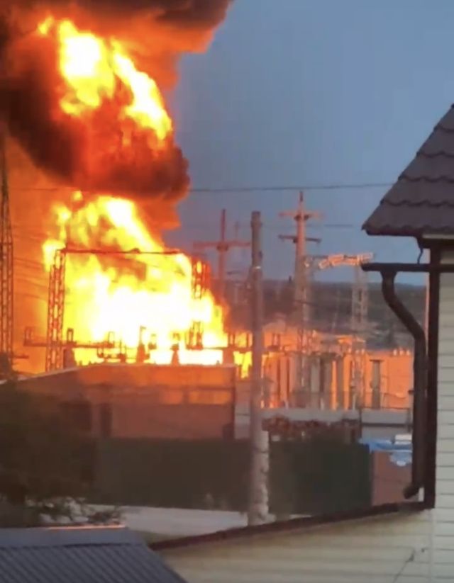 Энергетический коллапс: Пожар парализовал целые села