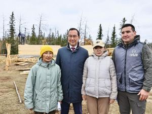 Новое жилье для пострадавших от паводка строят в Намском районе Якутии