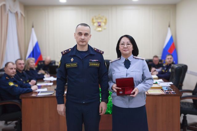 В УФСИН сотрудник награжден медалью ордена «За заслуги перед Отечеством» II степени