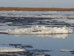 Паводковая обстановка на реке Лене