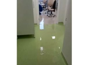 КАРДИОЛОГИЧЕСКИЙ ДИСПАНСЕР ПОСЛЕ ЛИВНЯ РАБОТАЕТ В ШТАТНОМ РЕЖИМЕ В ЯКУТСКЕ