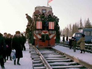 30 лет назад в Алдан впервые прибыл поезд