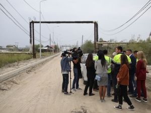 Министр транспорта Александр Тарасов проверил ход ремонта дорог в Якутске