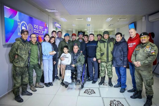 В Якутск вернулась вторая группа бойцов добровольческого отряда  «Боотур»