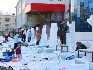 20 команд стали участниками конкурса ледовых и снежных скульптур «Бриллианты Якутии»
