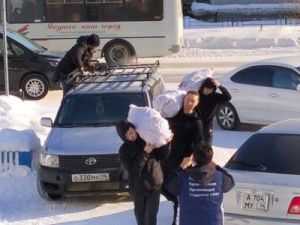 Вкусные гостинцы от эвенкийской общины для раненых бойцов из Якутии