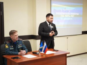 Евгений Григорьев провел отчет за 5 лет сотрудникам МЧС России по Республике Саха (Якутия)