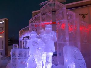 Названы победители конкурса ледовых скульптур «Новогодняя фантазия» на призы АК «Железные дороги Якутии»