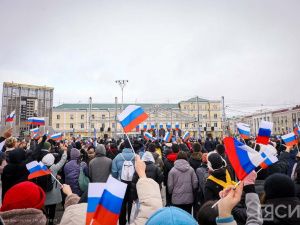 В Якутске состоялся концерт-митинг в день воссоединения новых регионов с Россией