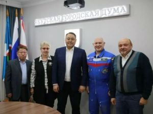 Альберт Семенов провел встречу с депутатом Мосгордумы, космонавтом Олегом Артемьевым