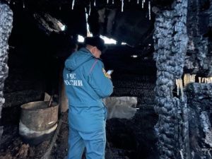 В Верхневилюйском улусе на пожаре погибла пенсионерка